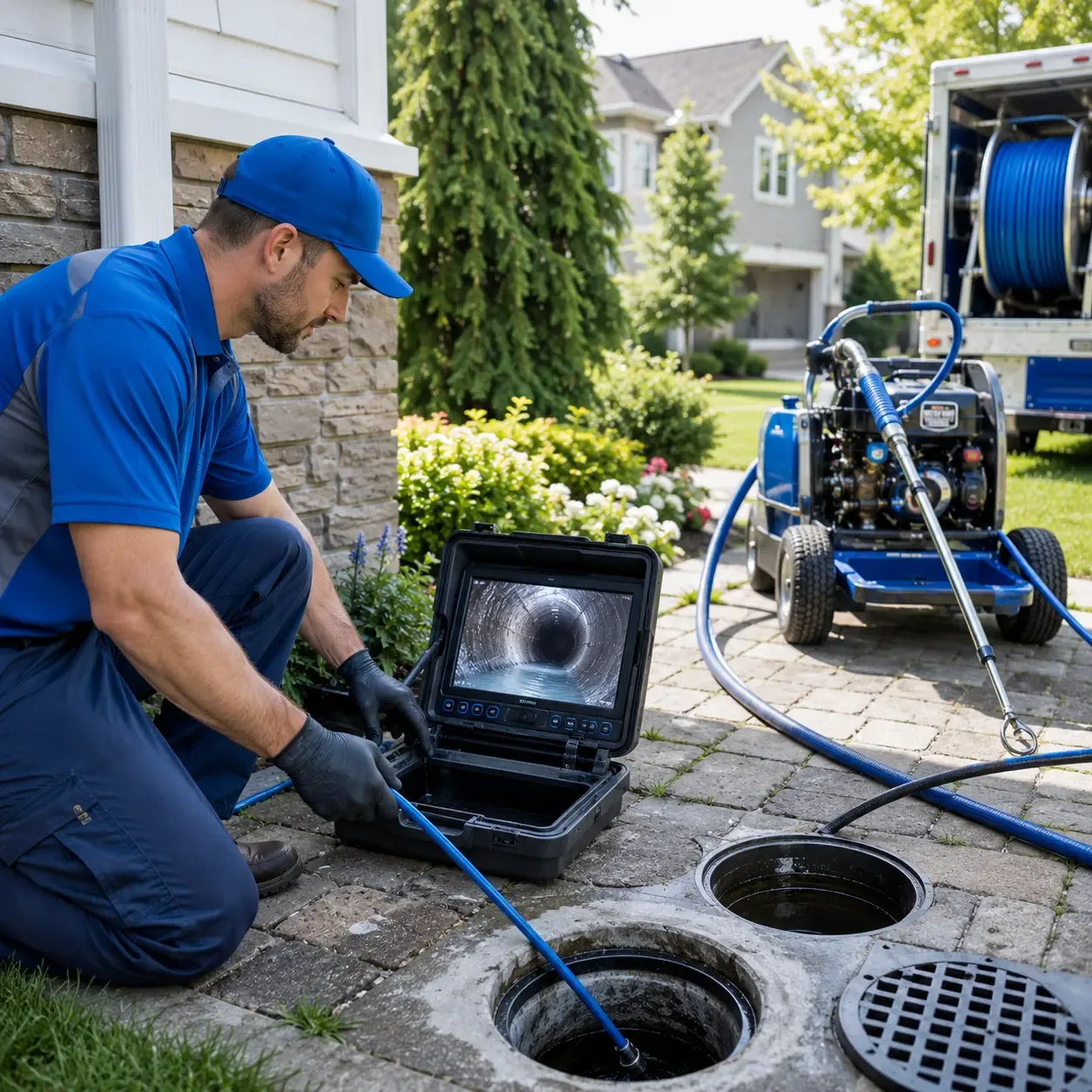 Outdoor drain cleaning professionals serving Johnson, NY